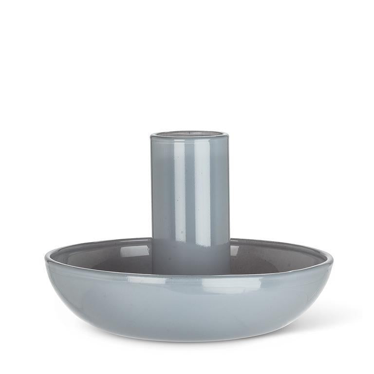 Coloured Glass Candle Holder