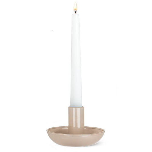 Coloured Glass Candle Holder