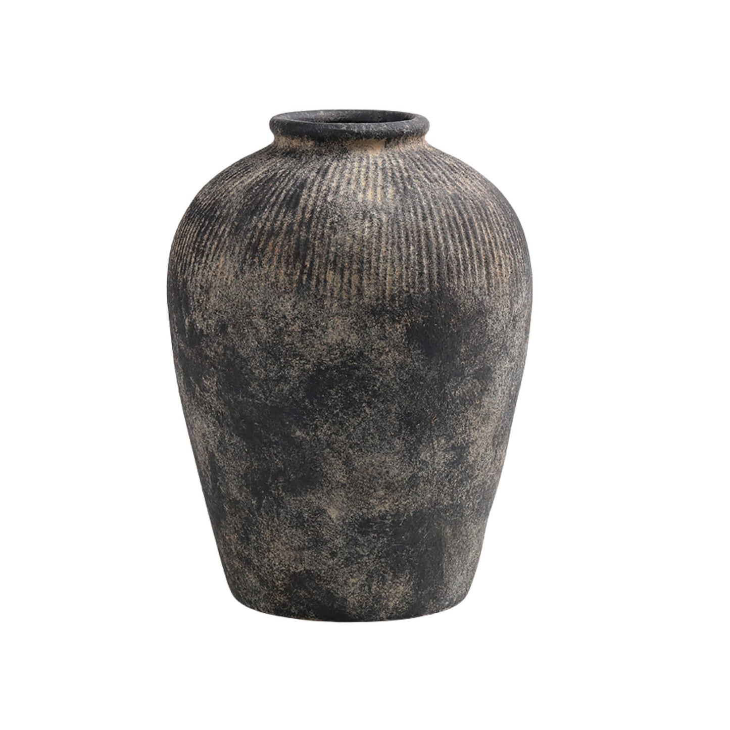 Black Terracotta Vase