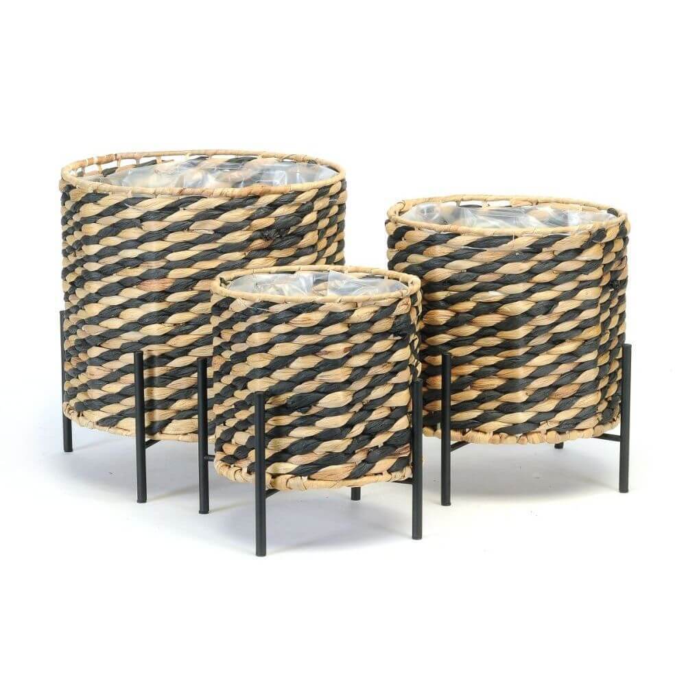 Plant Basket on Metal Stand