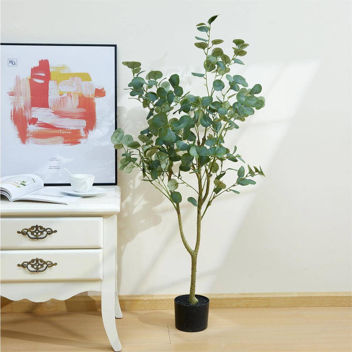 Eucalyptus Faux Potted Plant