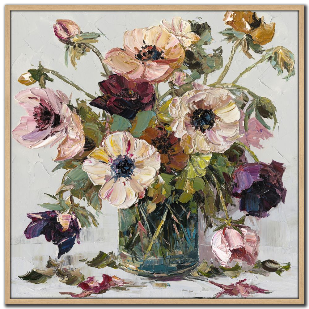 Anemones in Radiance Wall Art