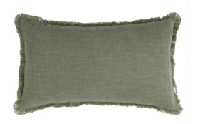 Linen Pillow with Trim