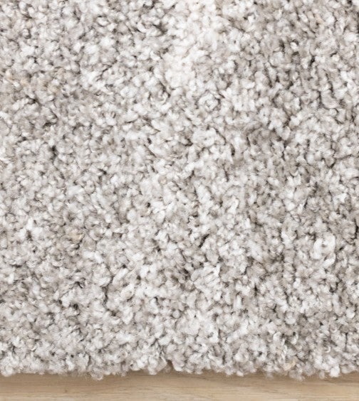 Close-up of textured beige carpet