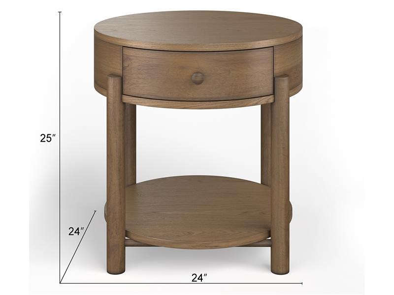 Rebecca Round End Table