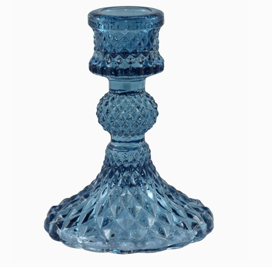 Blue Candle Holder