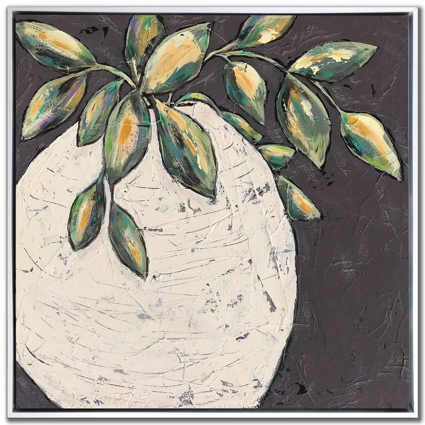 Branches in a White Vase One Wall Art