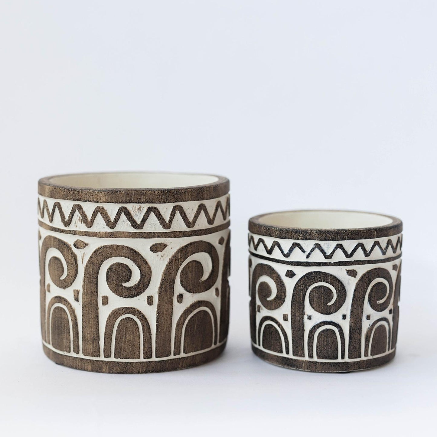 Cement Flower Pot Set