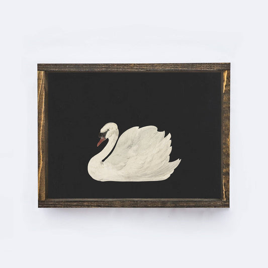 Antique Swan Wall Art