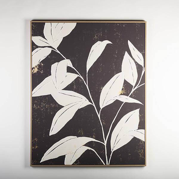 Black and White Flowers Wall Art