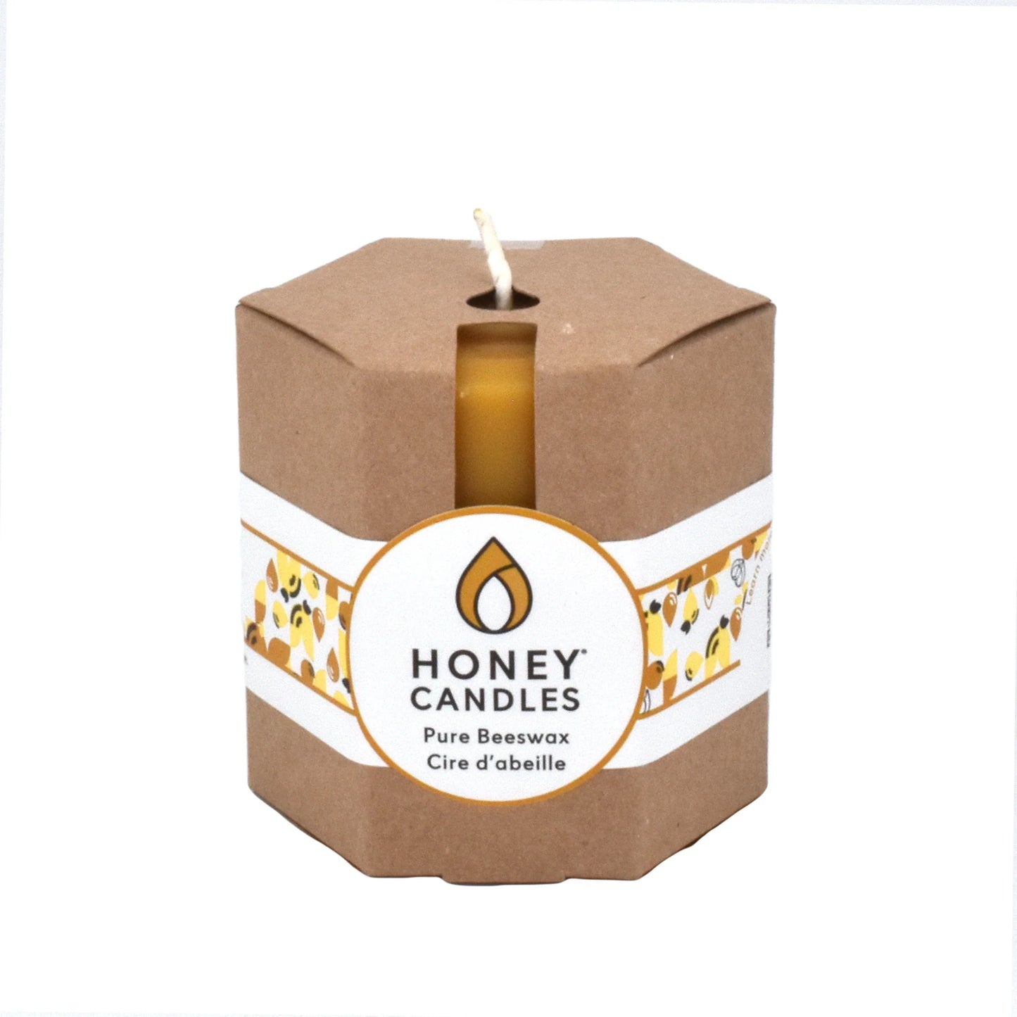 Packaged Beeswax 3" Pillar Candle