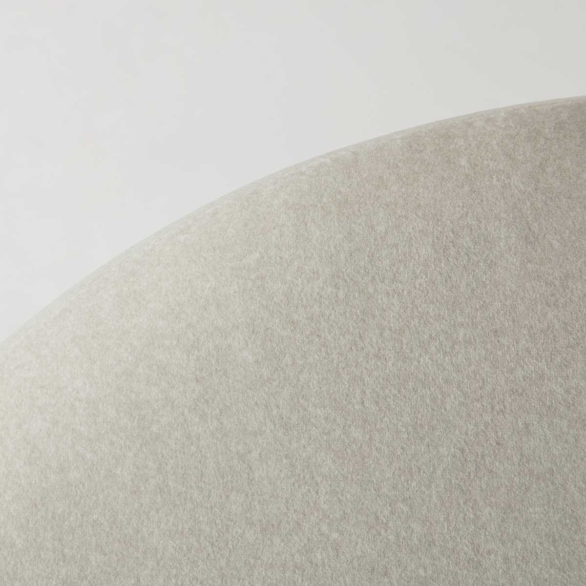 Rosie Ottoman - Velvet Ecru