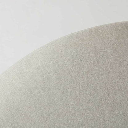 Rosie Ottoman - Velvet Ecru