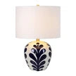 Blue Fern Lamp