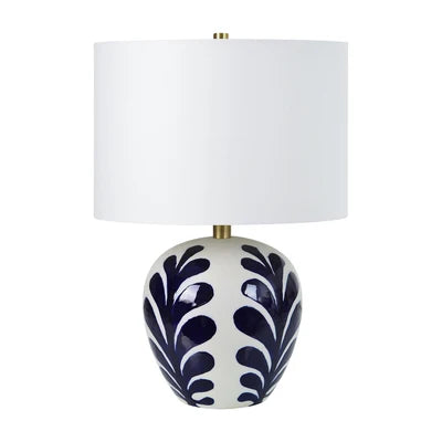 Blue Fern Lamp