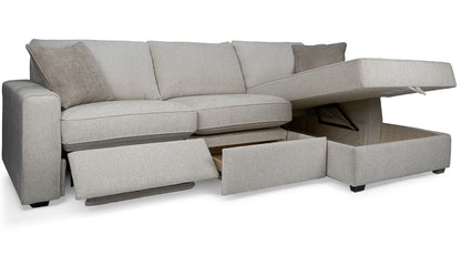 Alice Right Hand Facing Power Loveseat With Drawer