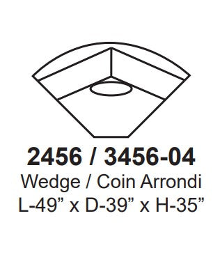Technical drawing of a ceiling light fixture with dimensions labeled