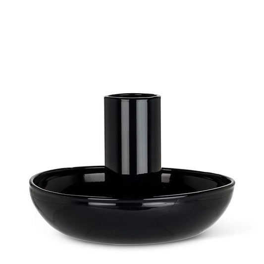 Coloured Glass Candle Holder