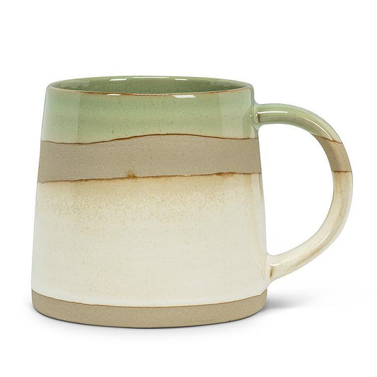 Green Striped Mug