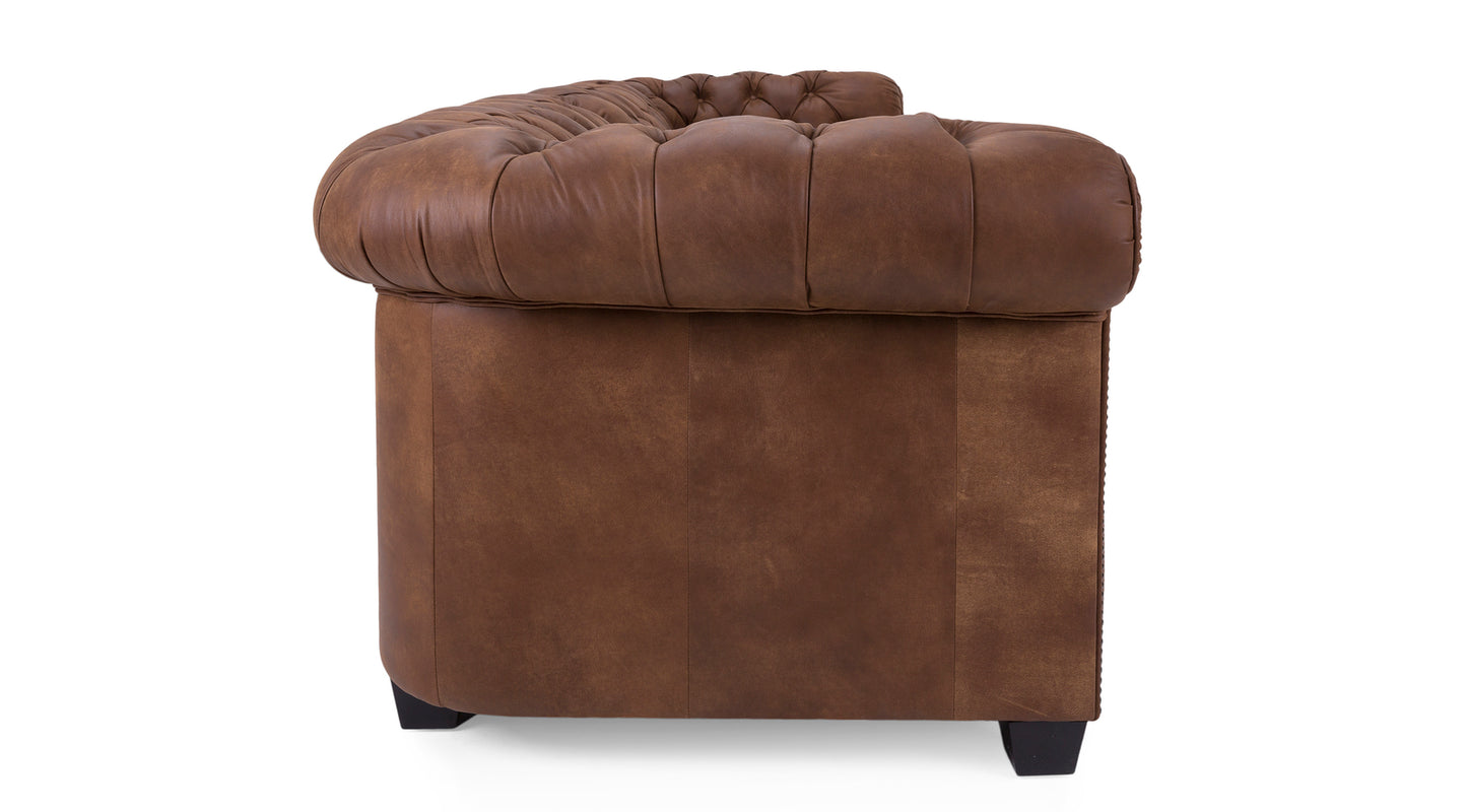 Ophelia Leather Loveseat