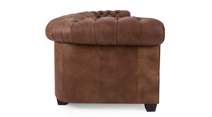 Ophelia Leather Loveseat