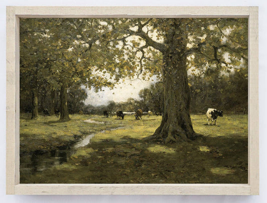 Cows In A Pasture Wall Art