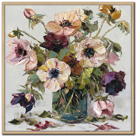 Anemones in Radiance Wall Art