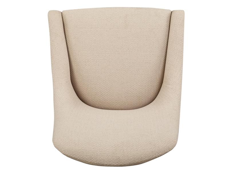 Beige chair on a white background