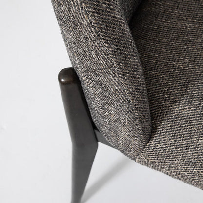 Fawcett Dining Chair - Dark Base - Pepper