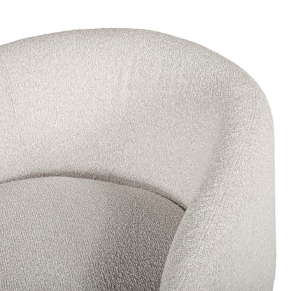 Close-up of a textured gray chair backrest on a white background