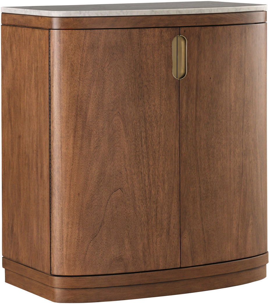 Ellen Bar Cabinet with Marble Top
