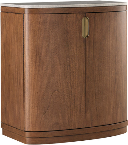 Ellen Bar Cabinet with Marble Top