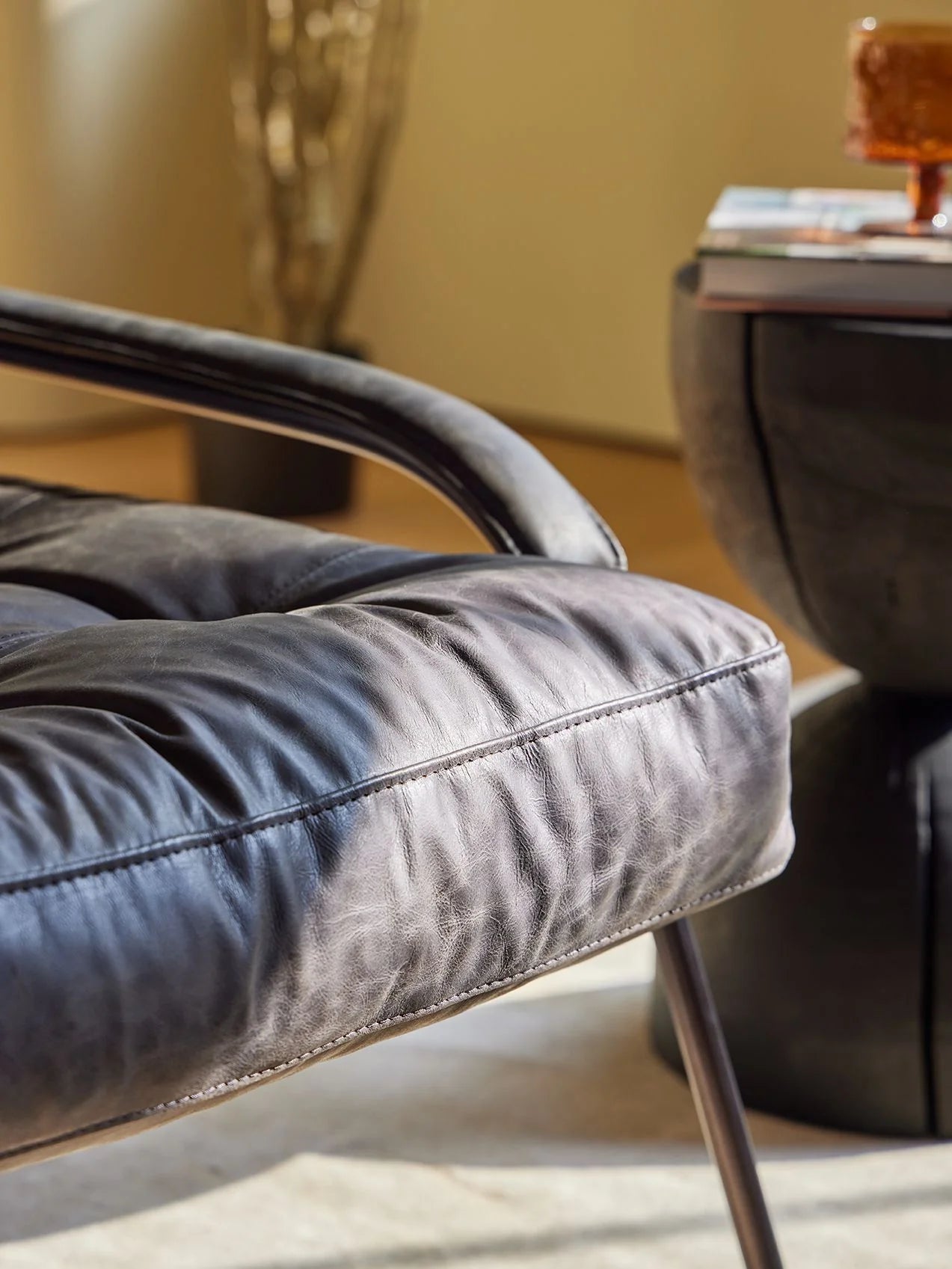 Rafi Leather Arm Chair