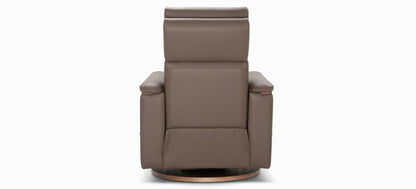 Jasmine Swivel Rocking Leather Recliner