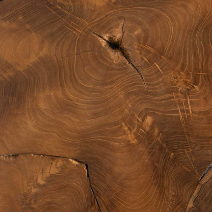 Close-up of a wooden surface with visible grain and texture