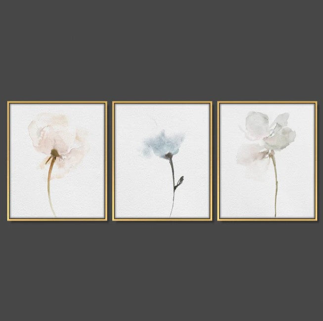 Watercolour Blooms Wall Art