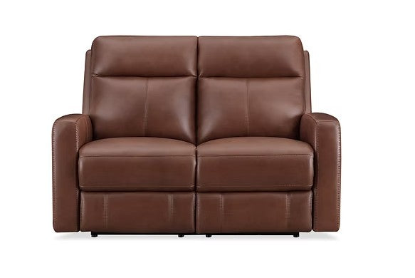 Rachel Reclining Leather Loveseat