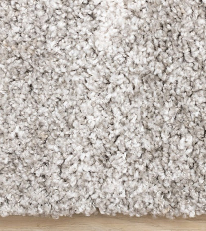 Close-up of textured beige carpet