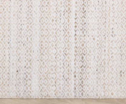 Textured woven pattern on a neutral background