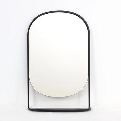 Black Shelf Mirror
