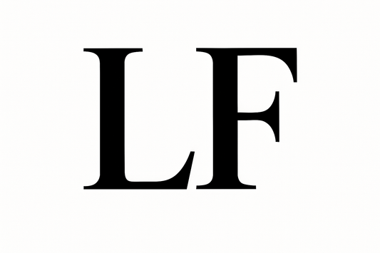 Big black LF in times new roman