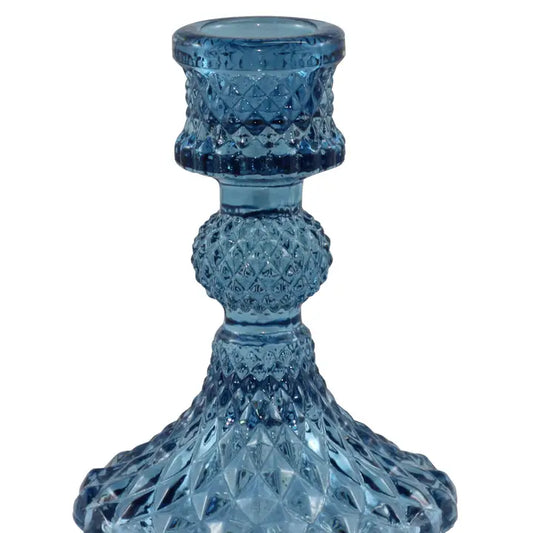Blue Candle Holder
