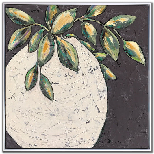 Branches in a White Vase One Wall Art