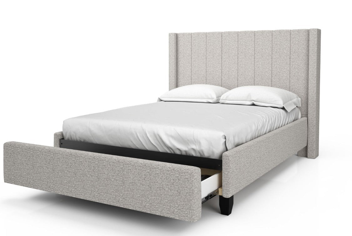 Louise Double Winged Upholstered Bed