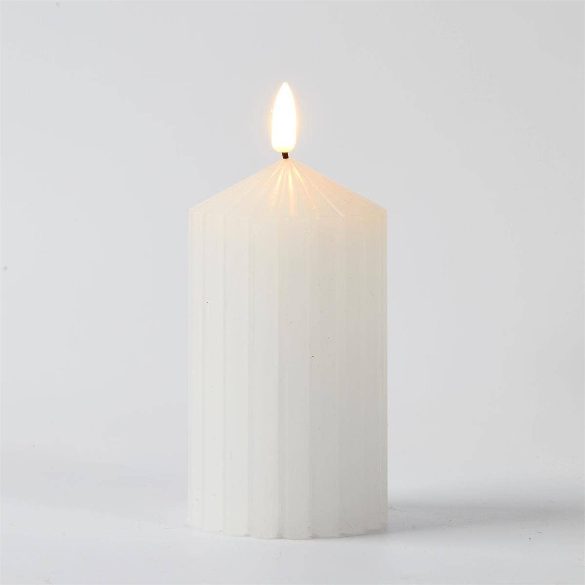 LED Pillar Candle - 6"