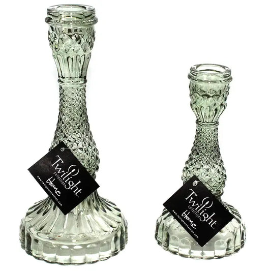 Large Glass Candle Holder