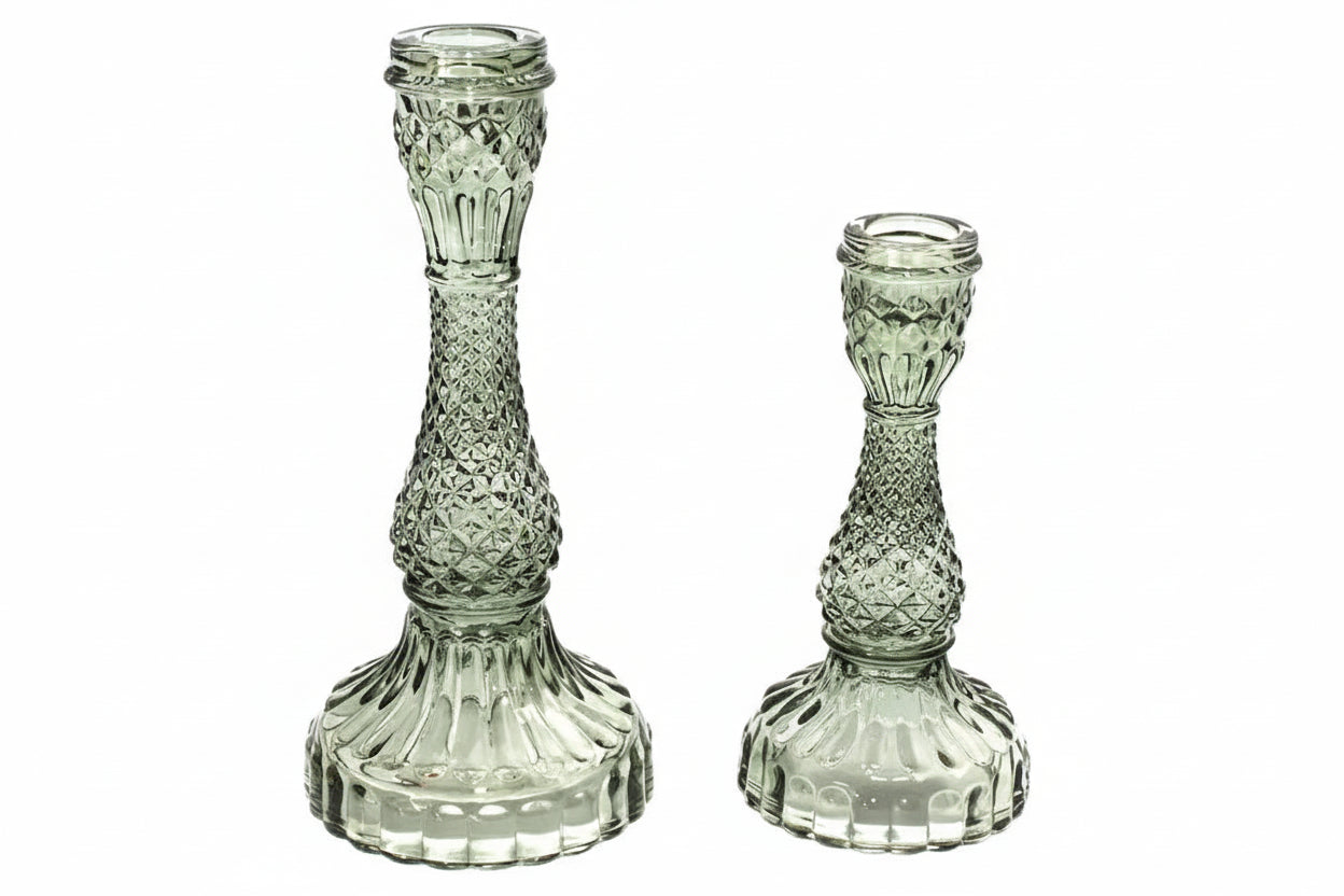 Small Glass Candle Holder