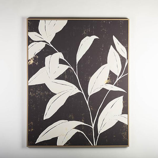 Black and White Flowers Wall Art