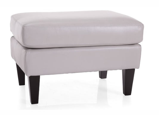 Clara Leather Ottoman
