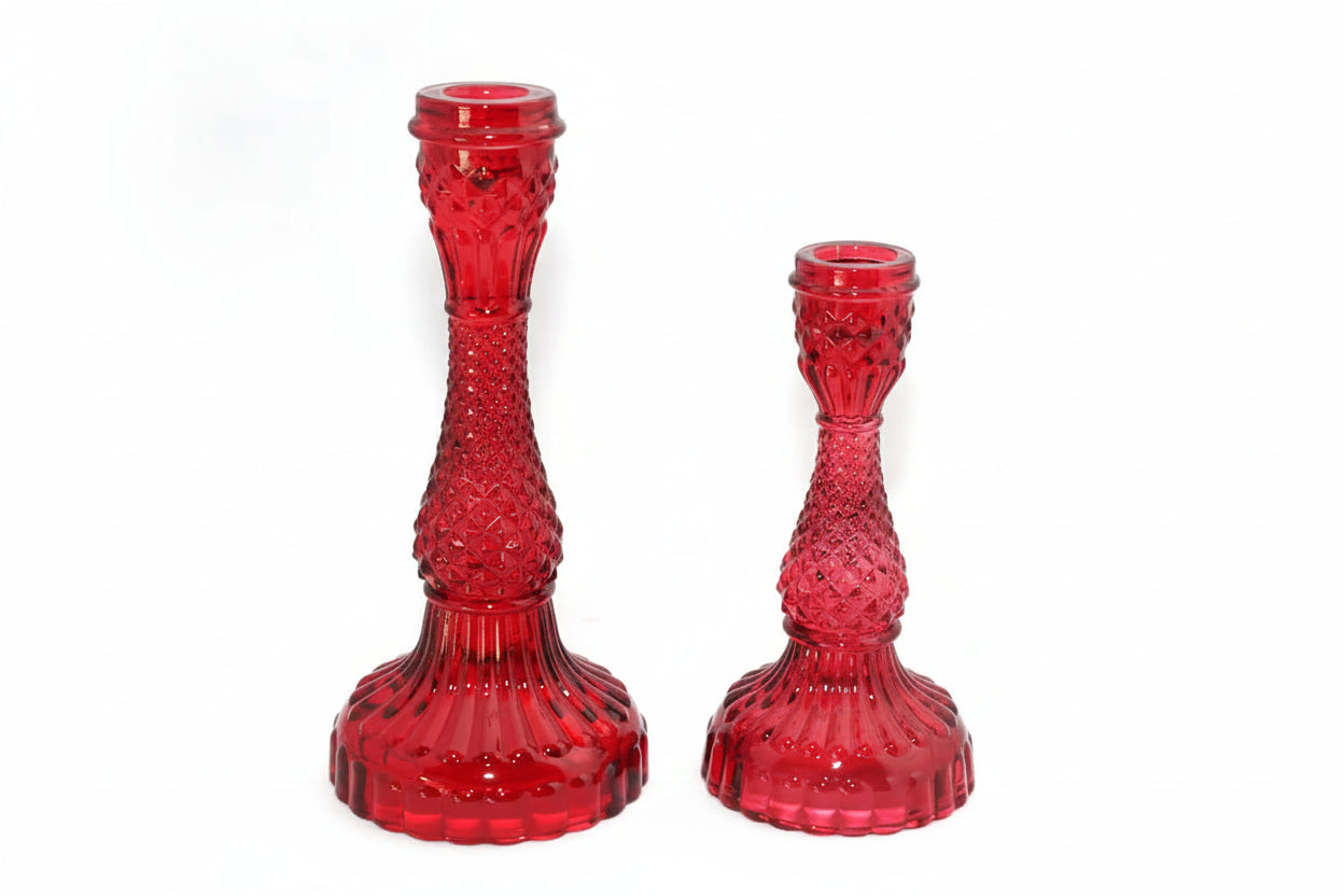 Small Glass Candle Holder